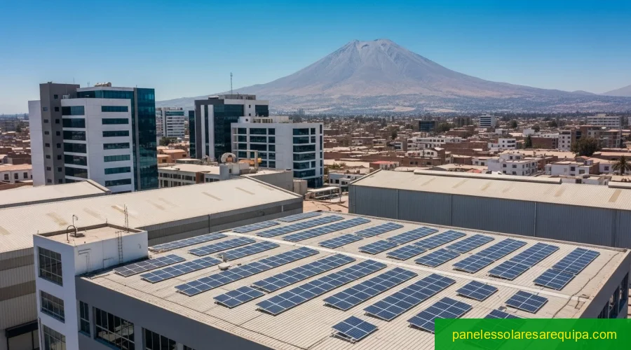 Paneles solares para empresas en Arequipa
