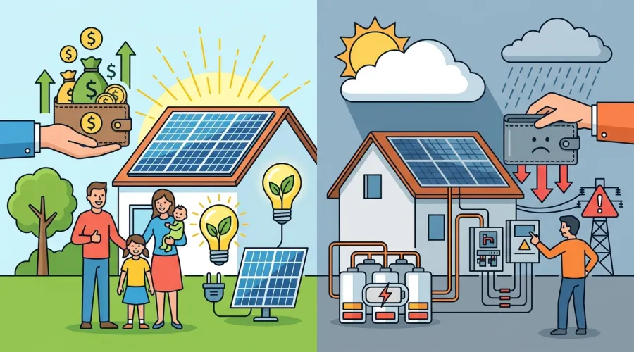 Ventajas y desventajas de los paneles solares: guía completa