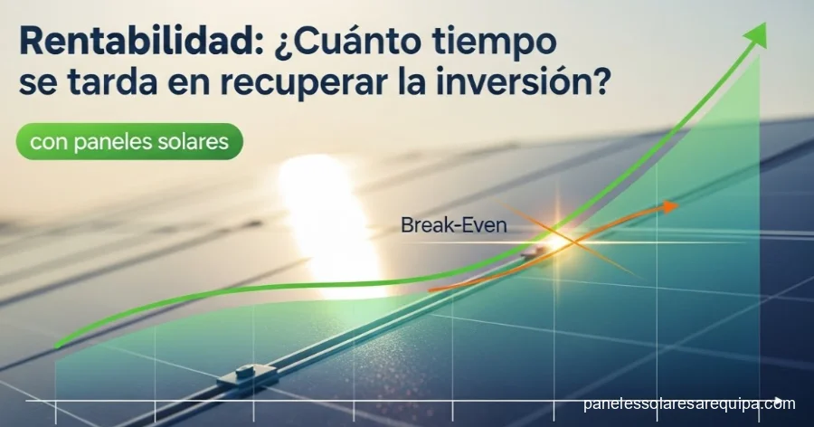 Rentabilidad: ¿En Cuánto Tiempo se Recupera la Inversión?